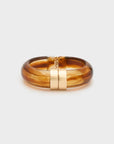 BRACCIALE MICHI DETTAGLIO ORO RESINA - NOCCIOLA - NALI'