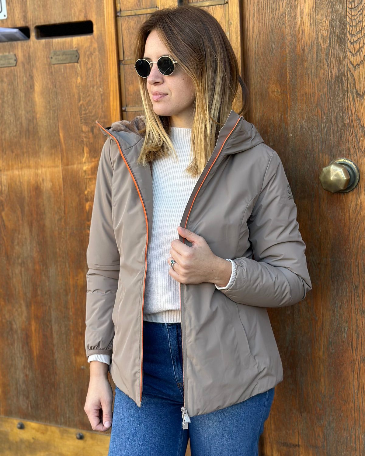 Giubbotto AURELIA Velour - Fossil - SUNS