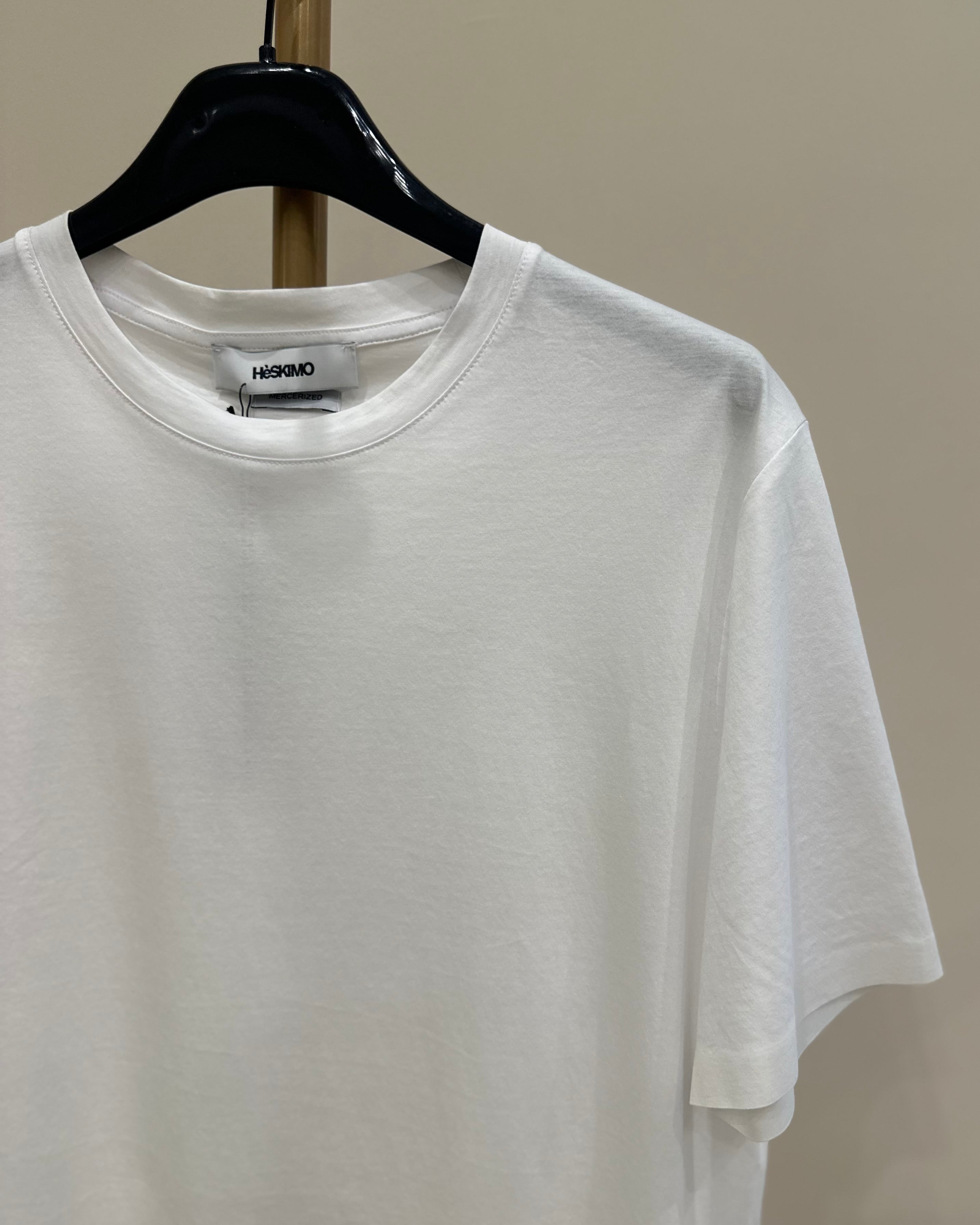 Heskimo T-Shirt 100% cotone Mercerizzato - Bianco