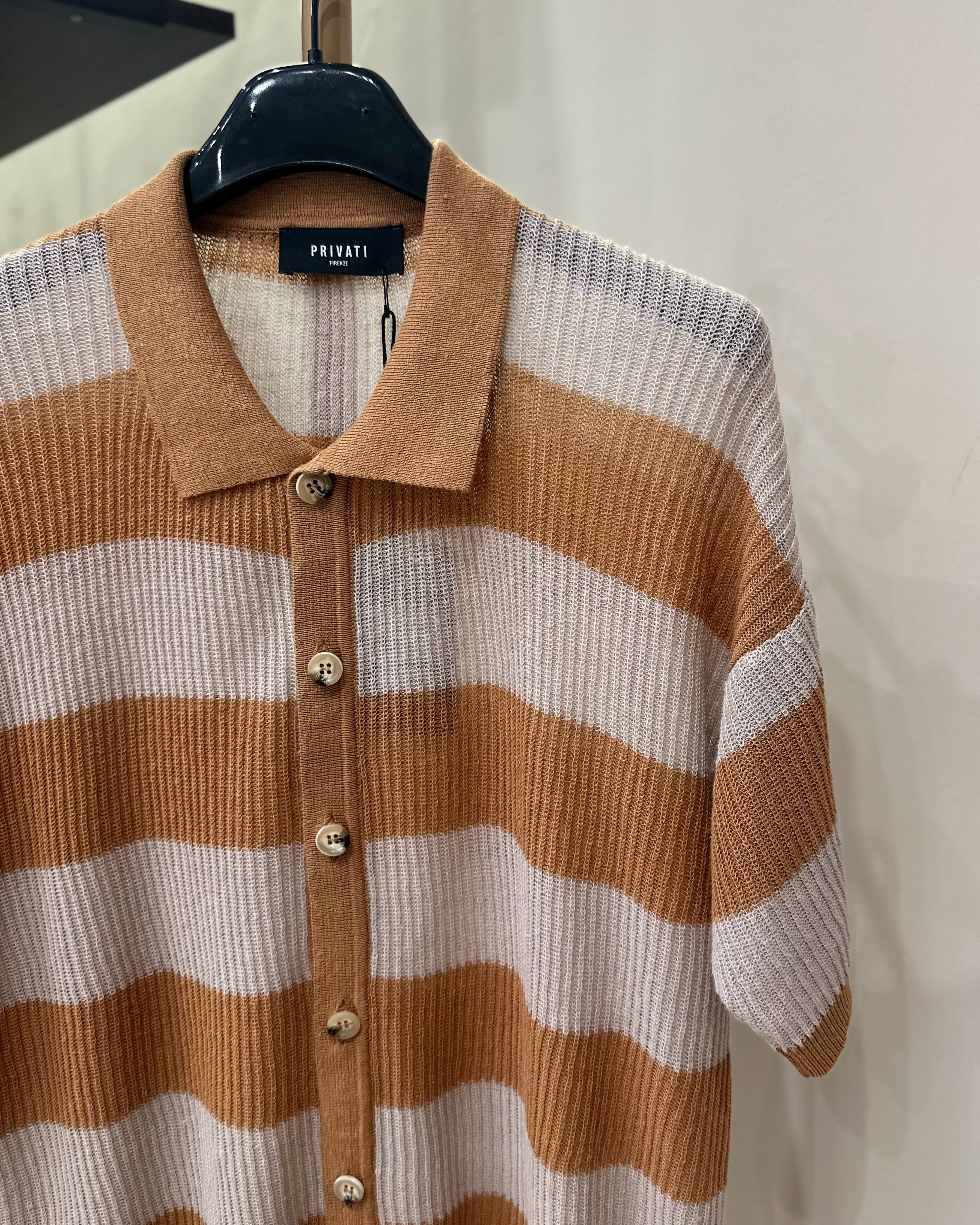 PRIVATI FIRENZE POLO CAMICIA - CORDA/COCCIO