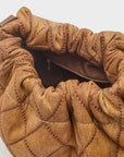 BORSA DEMI SHOULDER A SPALLA DENIM MARRONE - NALI' - Marcello Fontana Shop