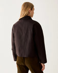 Giacca in cotone cerato - Marrone - PBBFATUO - PENNYBLACK