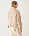 Giacca in panno con ricamo - Beige - PBBARCA - PENNYBLACK