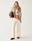Giacca in panno con ricamo - Beige - PBBARCA - PENNYBLACK
