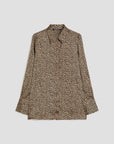 FW25 PENNYBLACK CAMICIA IN RASO PARTOUT MACULA