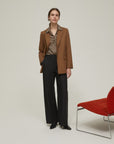 FW25 PENNYBLACK CAMICIA IN RASO PARTOUT MACULA