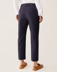 Pantaloni Capri in popeline, blu - PBBPACCHE