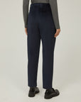 FW25 PENNYBLACK PANTALONE COROZO IN VELLUTO BLU