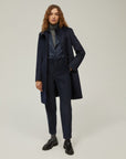 FW25 PENNYBLACK PANTALONE COROZO IN VELLUTO BLU