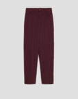 Pantaloni straight leg in cotone - Bordeaux - PBBCOBALTO - PENNYBLACK