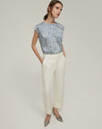 FW25 PENNYBLACK PANTALONE IN COTONE CAMINO AVORIO