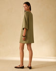 PENNYBLACK Tunic dress in tessuto sablé Salvia - PBPSKIPPER