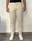 Entre Amis Pantalone in Velluto a costine tk america Capri - Antique White