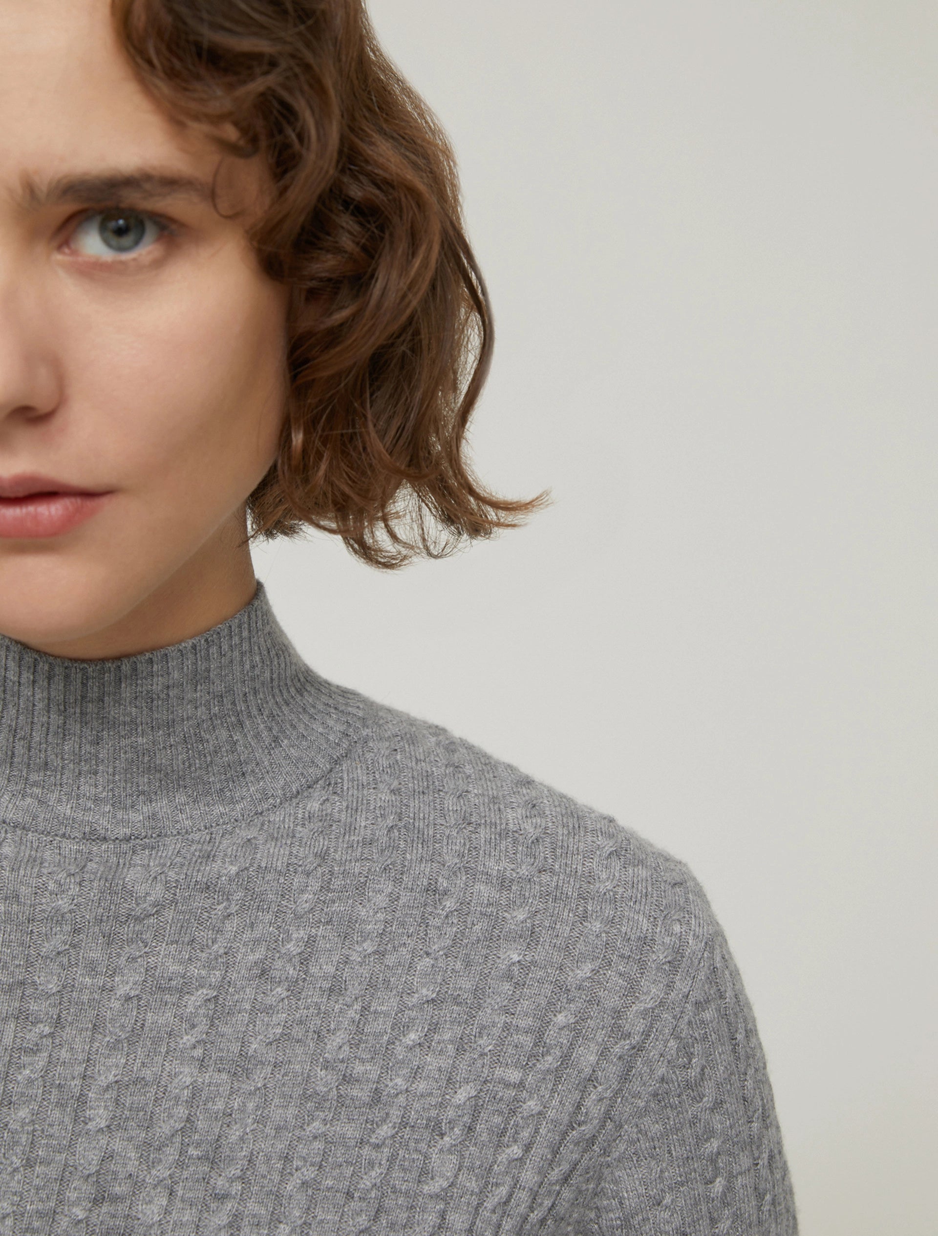 ABITO IN MAGLIA A TRECCE GRIGIO MEDIO - PENNYBLACK - Marcello Fontana Shop