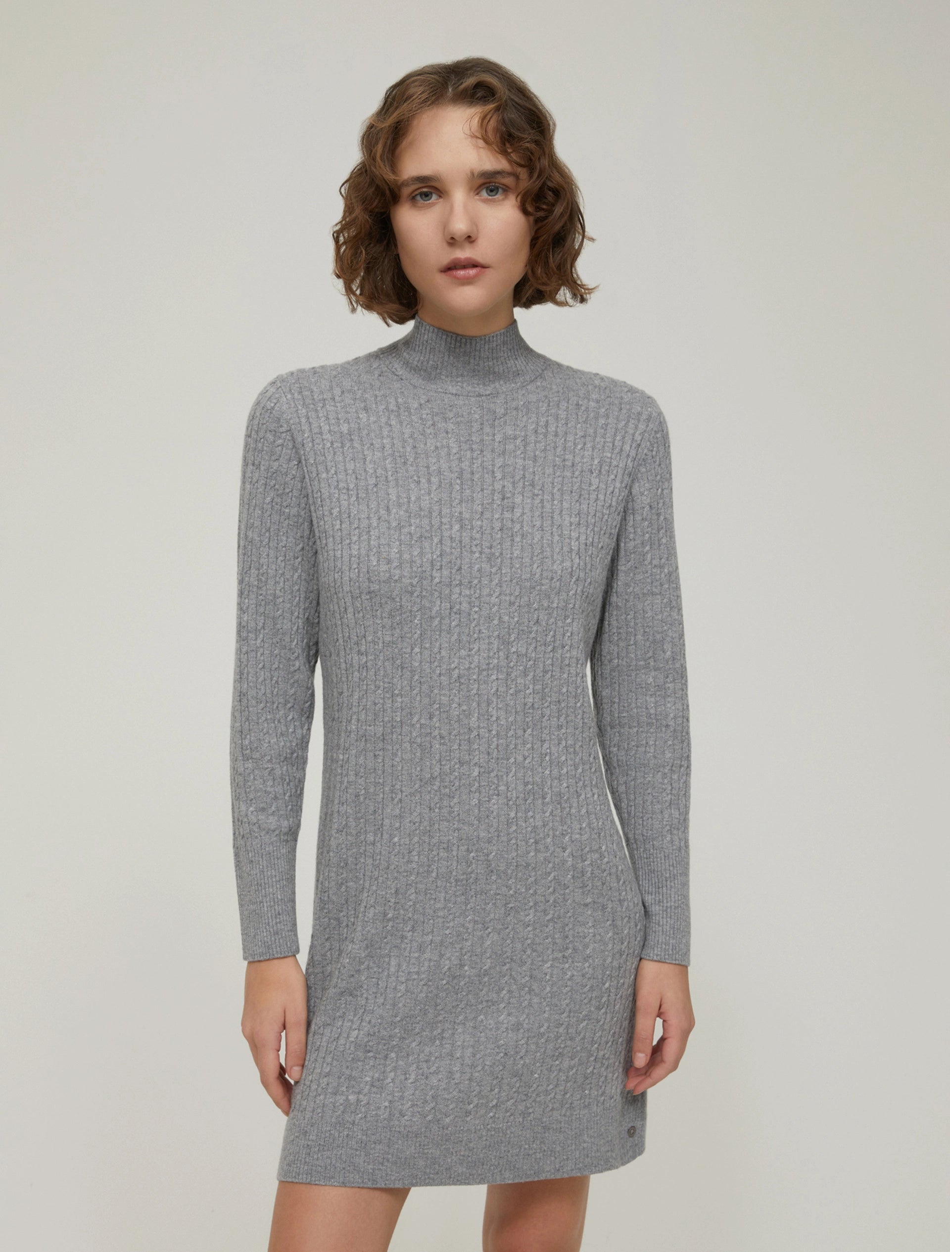 ABITO IN MAGLIA A TRECCE GRIGIO MEDIO - PENNYBLACK - Marcello Fontana Shop