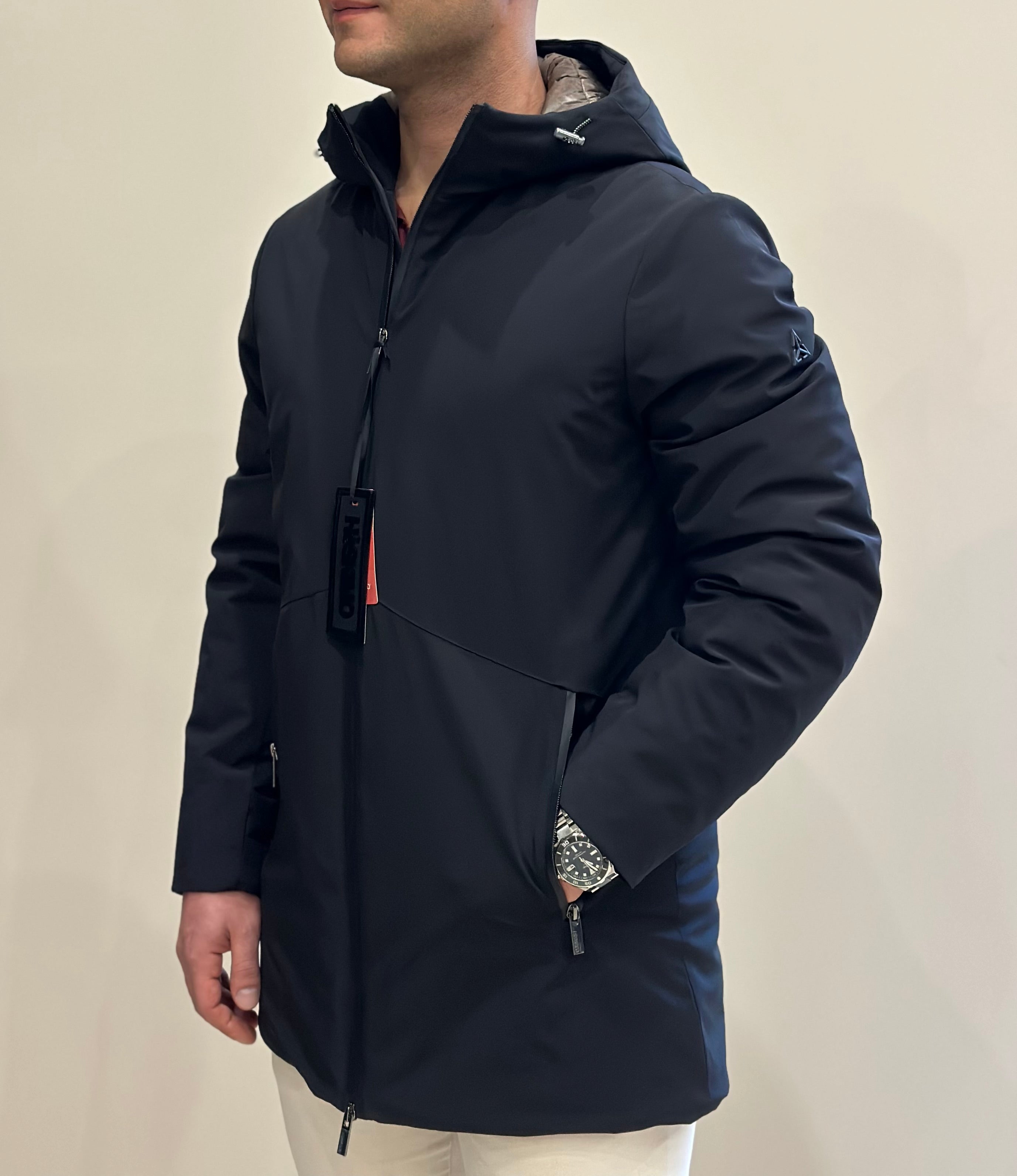 HESKIMO Giubbotto tecnico GS-TECH LUNGO  - NERO - Marcello Fontana Shop