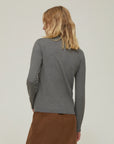 POLO IN MAGLIA STRECH, GRIGIO MELANGE  - PENNYBLACK - Marcello Fontana Shop