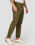 Pantalone in cotone Art. Miami 8135 capri - Edera