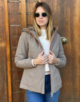 Giubbotto AURELIA Velour - Fossil - SUNS
