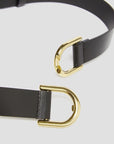 FW25 PENNYBLACK CINTURA BOSSO IN PELLE NERA