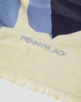 FW25 PENNYBLACK FAGIANI STOLA A FANTASIA JACQUARD BLU