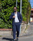 ABITO OUTFIT ITALY MONOPETTO BLU