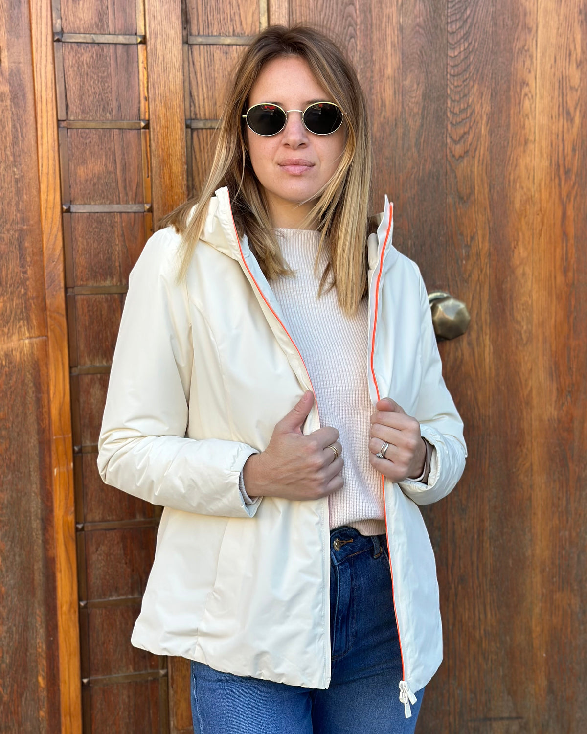 Giubbotto AURELIA Velour - Sand - SUNS