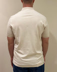 SUNS POLO FEDERICO LABEL IN PIQUET BEIGE