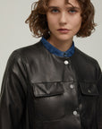 FW25 PENNYBLACK GIACCA IN JERSEY SPALMATO NERO