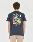 MANUEL RITZ SS24 T-SHIRT "NOTTE MAGICA" BLU