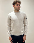 FW25 ROY ROGER'S MAGLIONE GIROCOLLO IN LANA E CASHMERE FINEZZA 12 SILK
