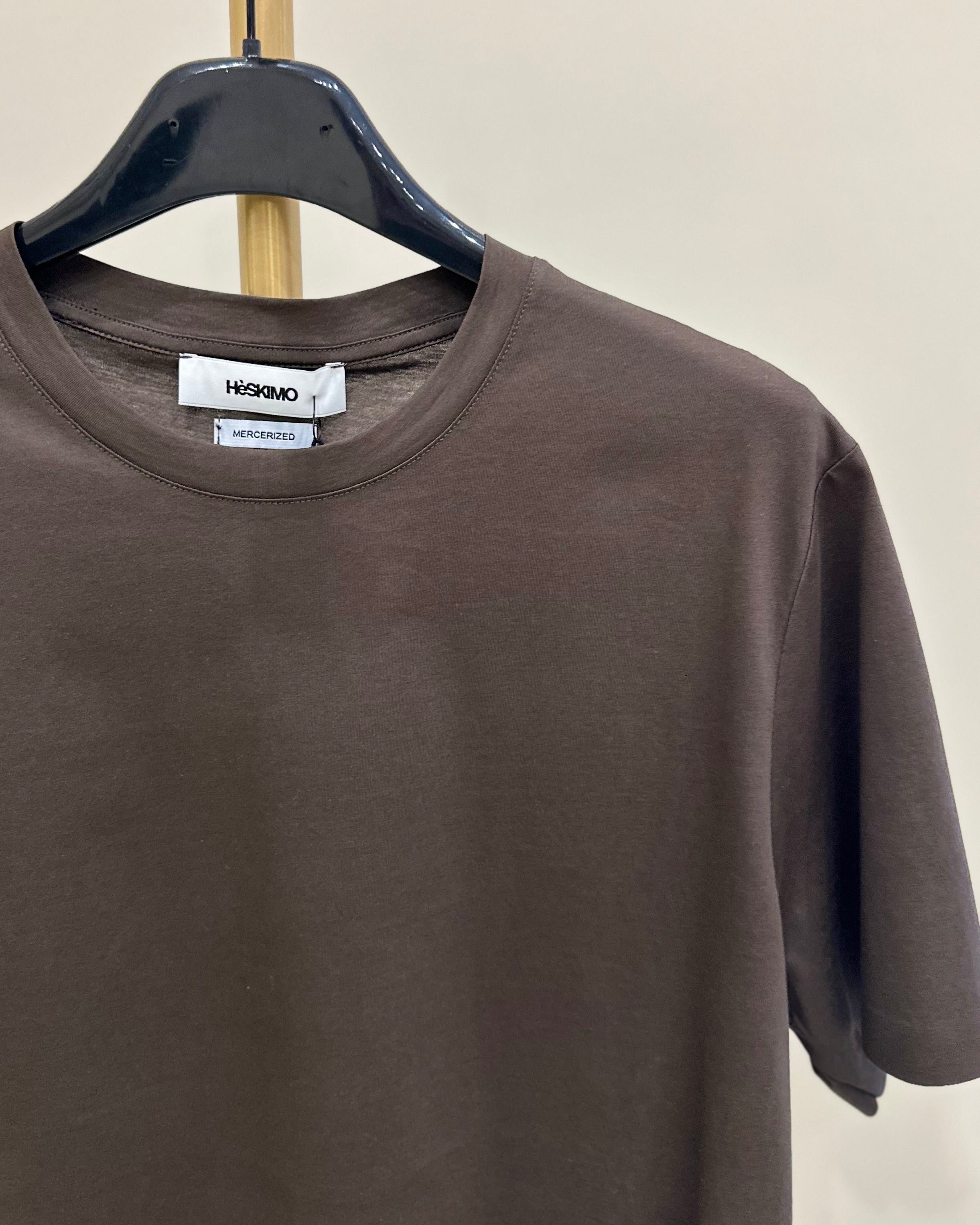 Heskimo T-Shirt 100% cotone Mercerizzato - Moro