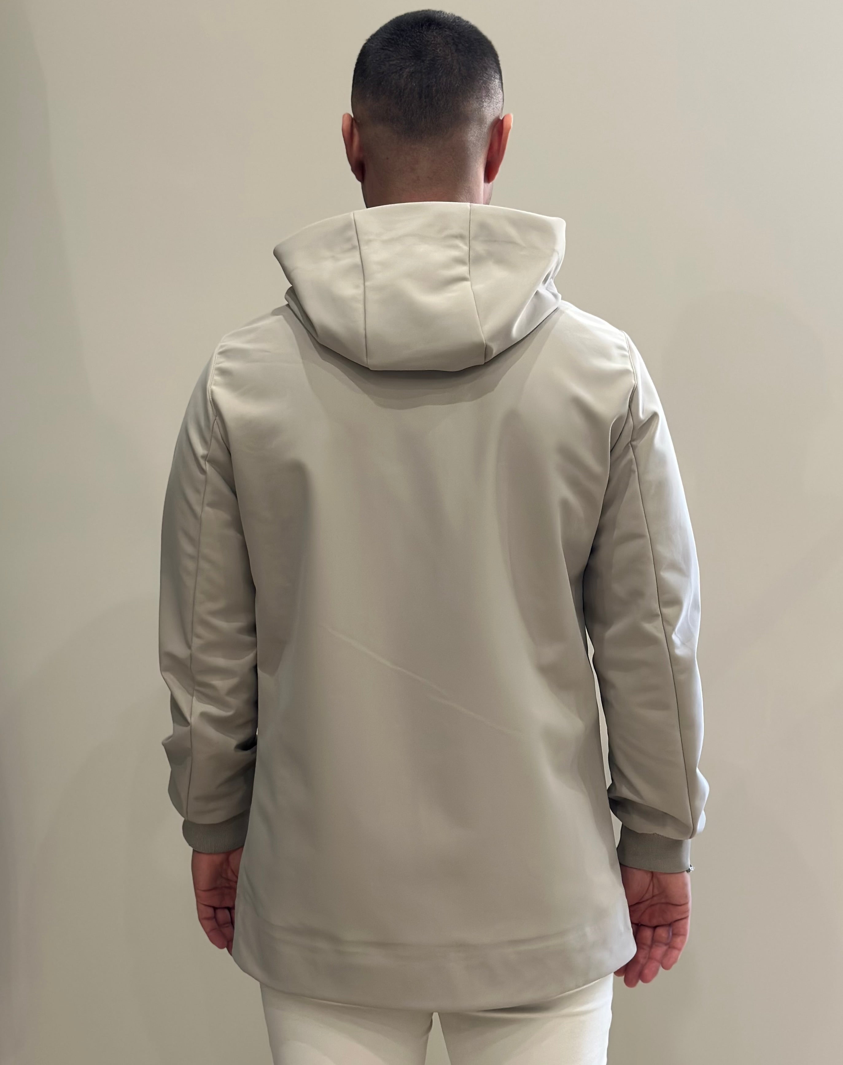 HESKIMO Giubbotto tecnico foderato in lana - Beige - Marcello Fontana Shop