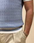 FILO & TELA POLO AZZURRO COD.M060403
