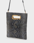 BORSA NOIR A MANO + TRACOLLA - BLU - NALI'