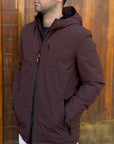 Giubbotto AURELIO Long Velour - Brown - SUNS
