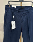Bro Ship Pantalone in Lino Art. Chicago - Navy