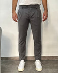 Bro ship Pantalone Chicago tk america con pence capri - Grigio