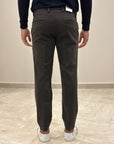 FW25 BRO-SHIP PANTALONE MIAMI CAPRI IN GAMBARDINA MORO