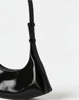 Borsa piccola in vernice a mezzaluna Nero - cod. 26BINI412_00 - SURKANA