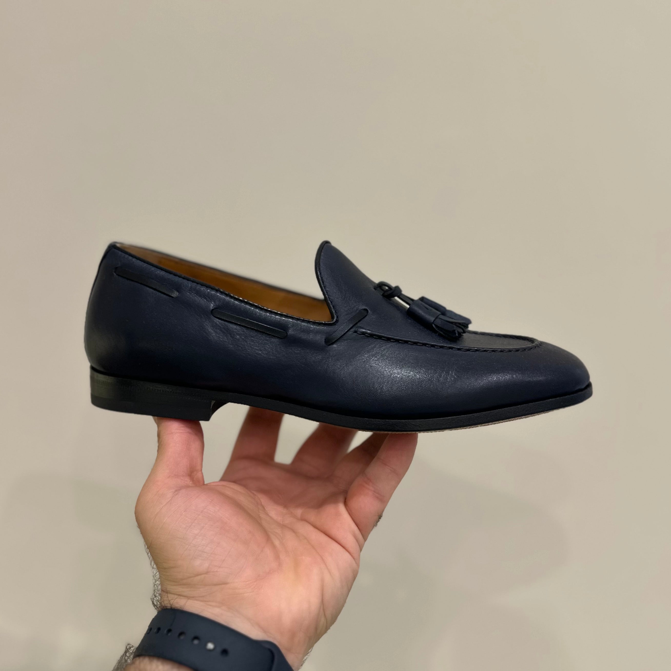 ROSSI MOCASSINO 266 BURRO BLU