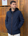 Giubbotto AURELIO Long Velour - Dark blue - SUNS