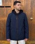 Giubbotto AURELIO Long Velour - Dark blue - SUNS