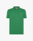 SUN68 SS24 POLO VERDE PRATO CON LOGO