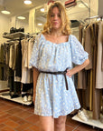 SAIPH ABITO CELESTE CON CINTURINO - COD.95169