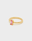 NALI' SS24 ANELLO MILLY ZIRCONE FUCSIA