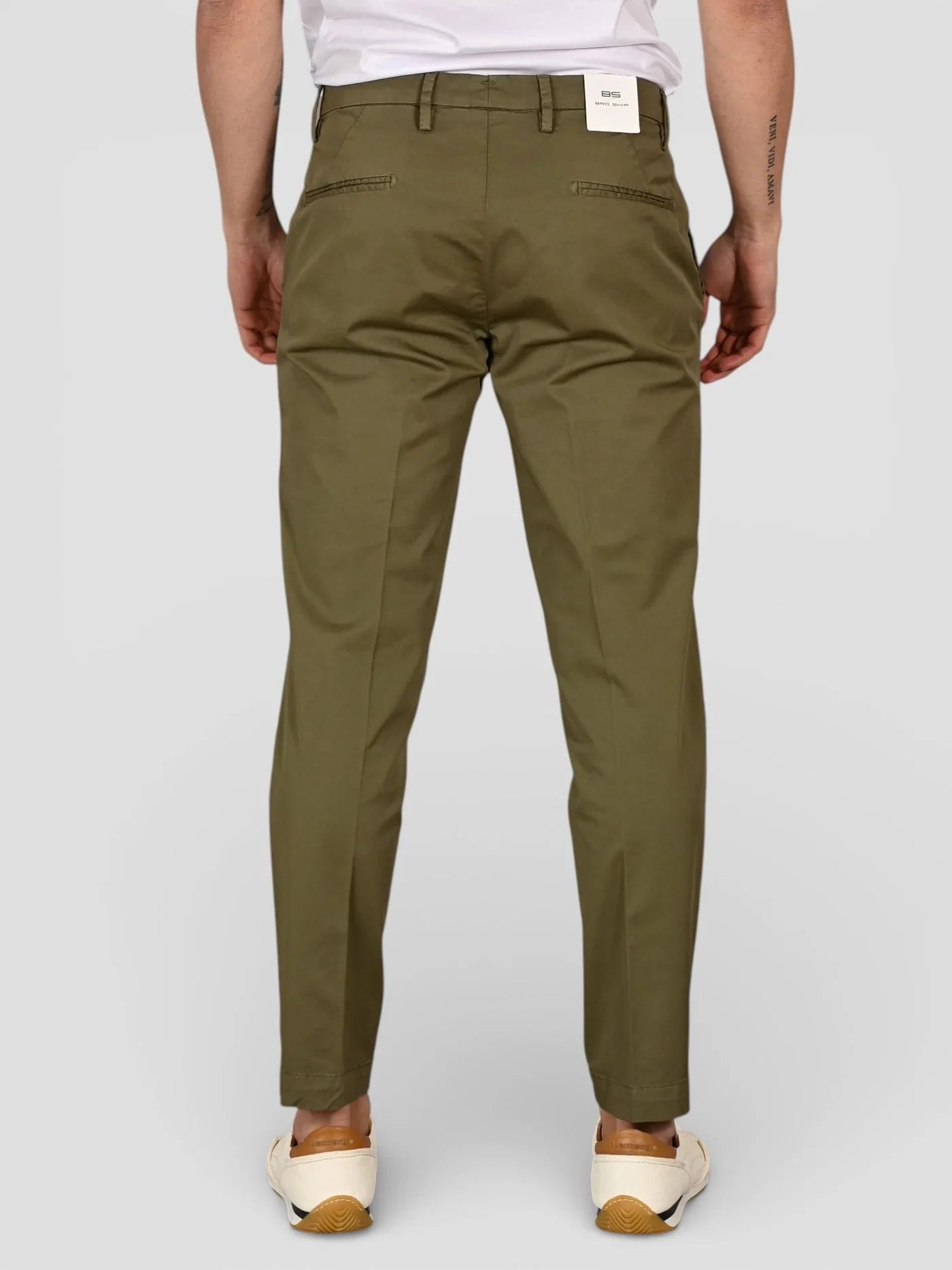 Pantalone in cotone Art. Miami 8135 capri - Edera