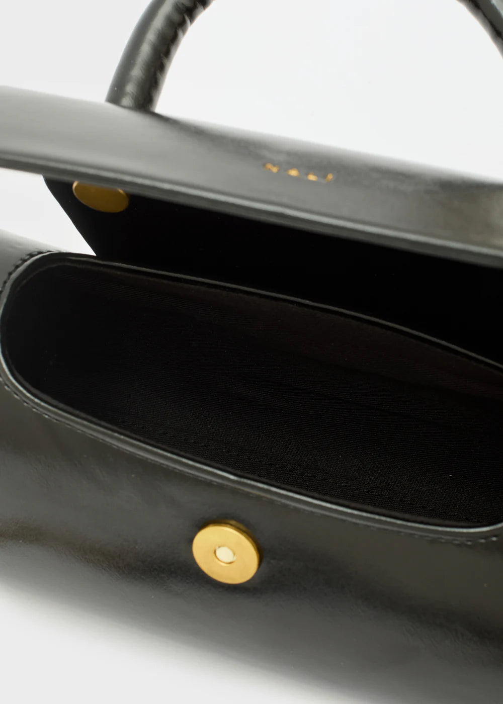 BORSA PHOEBE A MANO RIGIDA NERO - NALI' - Marcello Fontana Shop
