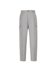 MANUEL RITZ PANTALONE CARGO FLANELLA DI LANA STRETCH - Marcello Fontana Shop