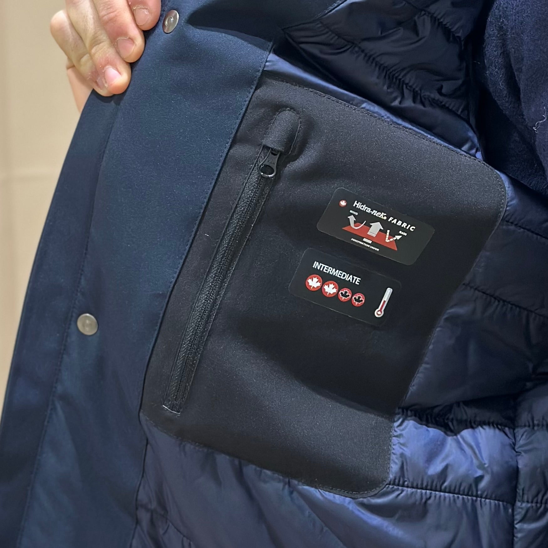 GIUBBINO TECNICO 0.10 TECH BLUE NIGHT - CANADIENS